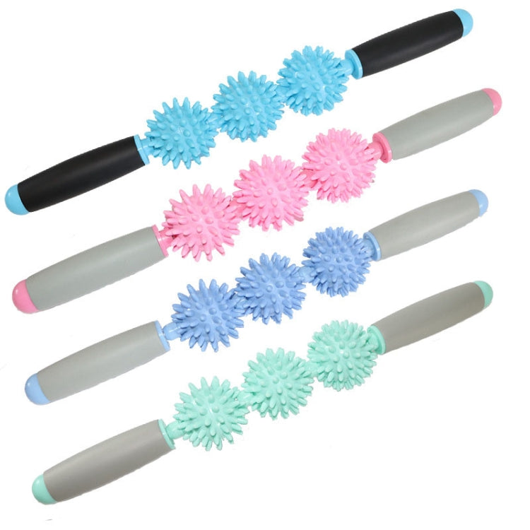 Yoga Health Care Triple Hedgehog Balls Collo Gamba Mano Muscolo Bastone per massaggio