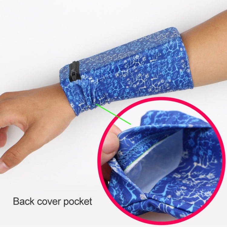 Borsa da braccio sportiva universale multifunzionale Borsa da polso per telefono per smartphone da 5,5 pollici o inferiori, dimensioni: 16,5x11 cm (bandiera cinese)