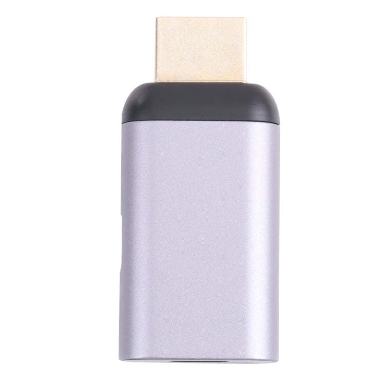 2 in 1 4K 60Hz HDMI maschio a ricarica USB-C/Type-C + adattatore USB-C/Type-C femmina, HDMI