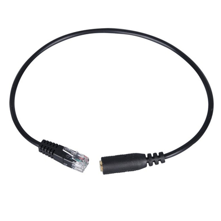 Cavo convertitore da jack da 3,5 mm a RJ9 per PC/telefoni cellulari, adattatore per telefono da ufficio, lunghezza: 32 cm