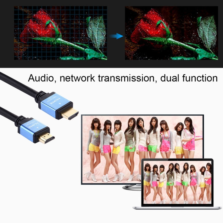 Cavo connettore HDMI 19 pin maschio ad HDMI 19 pin maschio ad alta velocità versione HDMI 2.0 da 10 m, Length: 10m
