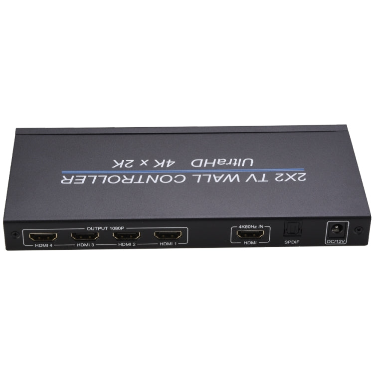 Processore di giunzione multi-schermo con controller da parete per TV HDMI BT14 Ultra HD 4K x 2K 2X2, Ultra HD 4K x 2K