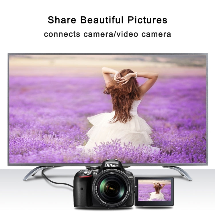 Cavo adattatore connettore placcato oro maschio ad angolo retto da 50 cm 4K HDMI maschio a micro HDMI, 50cm Right