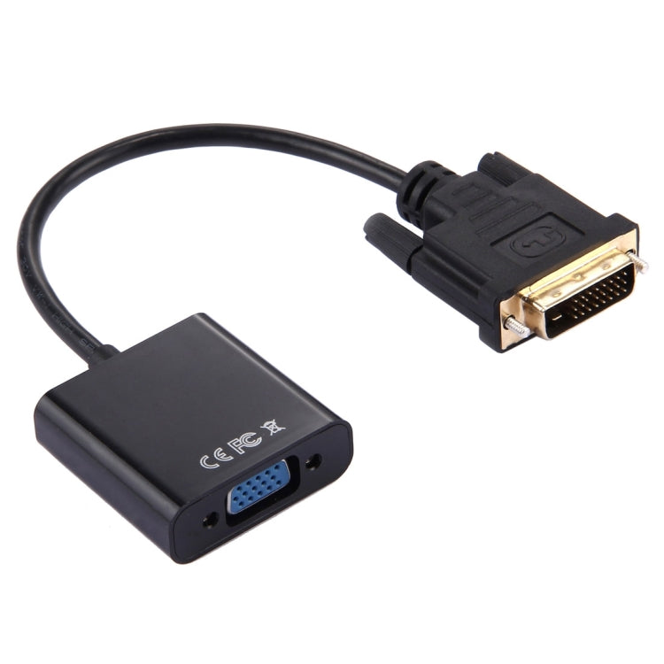 Convertitore adattatore DVI-D 24+1 Pin Man a VGA 15 Pin HDTV, DVI-D 24+1 Pin