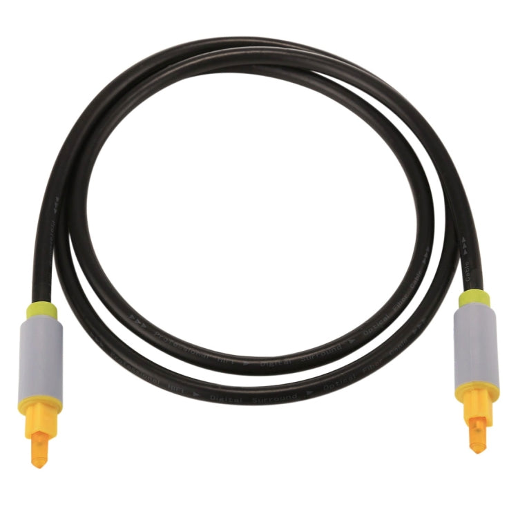 Cavo audio ottico digitale Toslink maschio-maschio da 1 m con diametro esterno 5,0 mm, Length: 1m