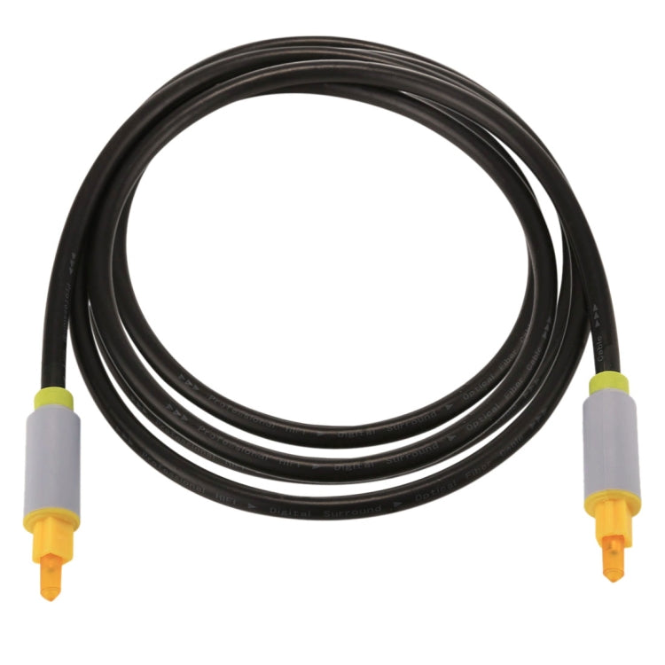 Cavo audio ottico digitale Toslink maschio-maschio da 1,5 m con diametro esterno 5,0 mm, Length: 1.5m