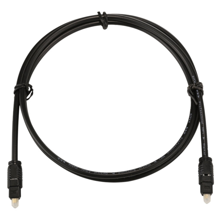 Cavo audio ottico digitale Toslink maschio-maschio EMK da 1 m con diametro esterno di 4,0 mm, Length: 1m