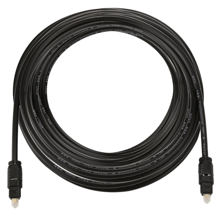 Cavo audio ottico digitale Toslink maschio-maschio EMK da 5 m con diametro esterno di 4,0 mm, Length: 5m