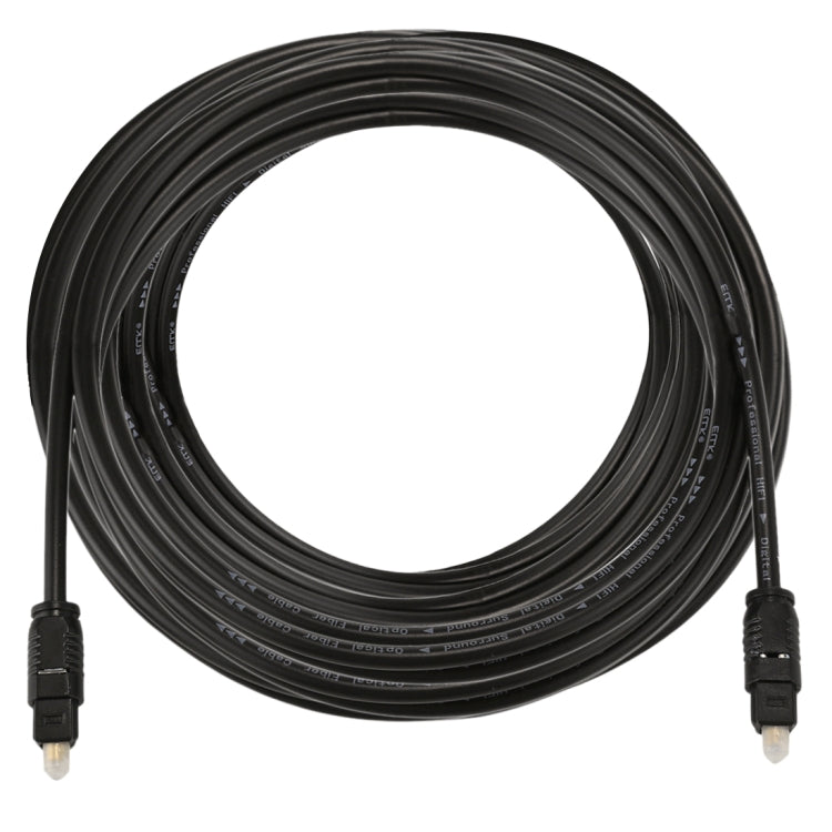 Cavo audio ottico digitale Toslink maschio-maschio EMK da 8 m, diametro esterno 4,0 mm, Length: 8m