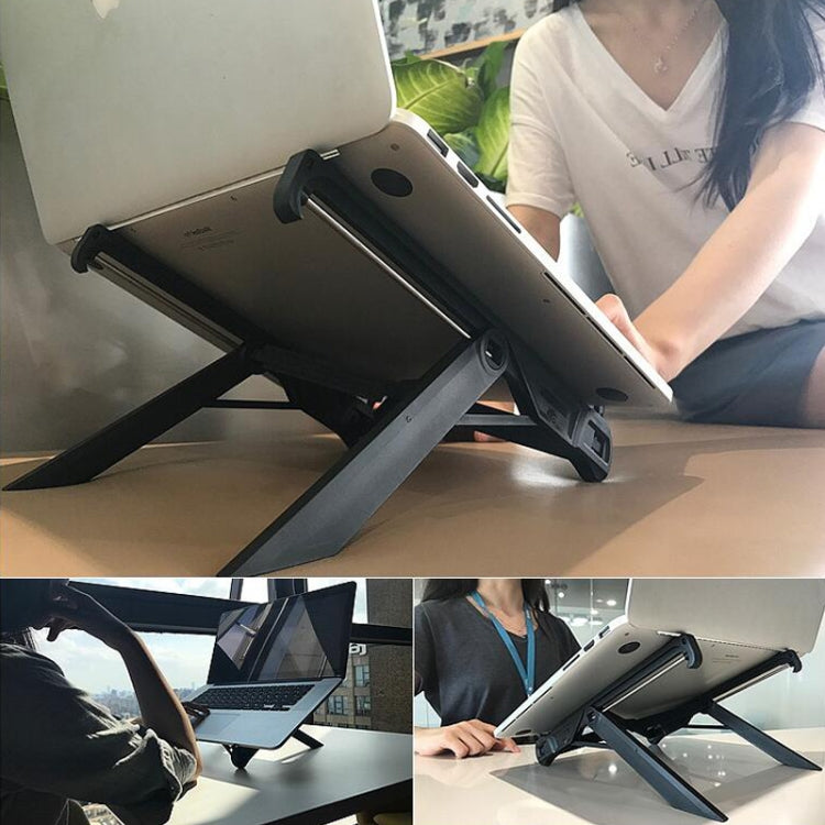 NEXSTAND Supporto per estensione dell'altezza del laptop Supporto pieghevole per la dissipazione del calore del computer portatile, dimensioni: 27x3,9x3,6 cm