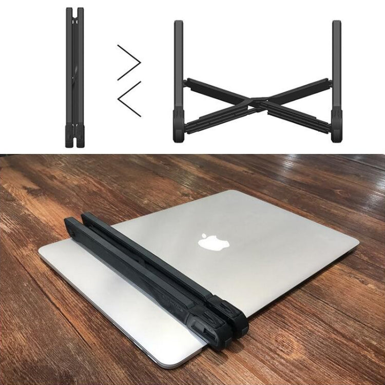 NEXSTAND Supporto per estensione dell'altezza del laptop Supporto pieghevole per la dissipazione del calore del computer portatile, dimensioni: 27x3,9x3,6 cm