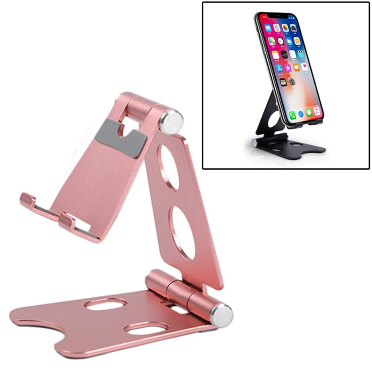 ROOSTAND R2 Staffa per tablet da tavolo mobile in lega di alluminio Doppia artefatto pigro pieghevole, dimensioni: 6,4x7x9 cm, R2 Black, R2 Champagne Gold, R2 Rose Gold, R2 Rose Red, R2 Silver