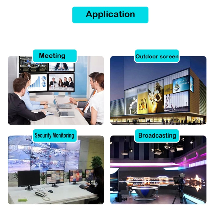 Processore di giunzione multi-schermo con controller da parete per TV HDMI BT14 2X2, Full HD 1080P