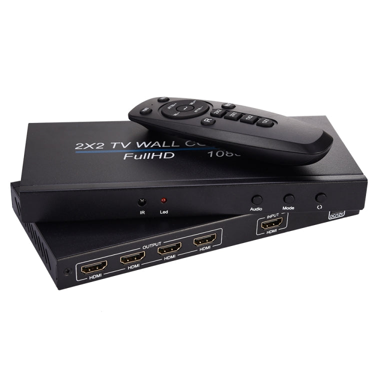 Processore di giunzione multi-schermo con controller da parete per TV HDMI BT14 2X2, Full HD 1080P
