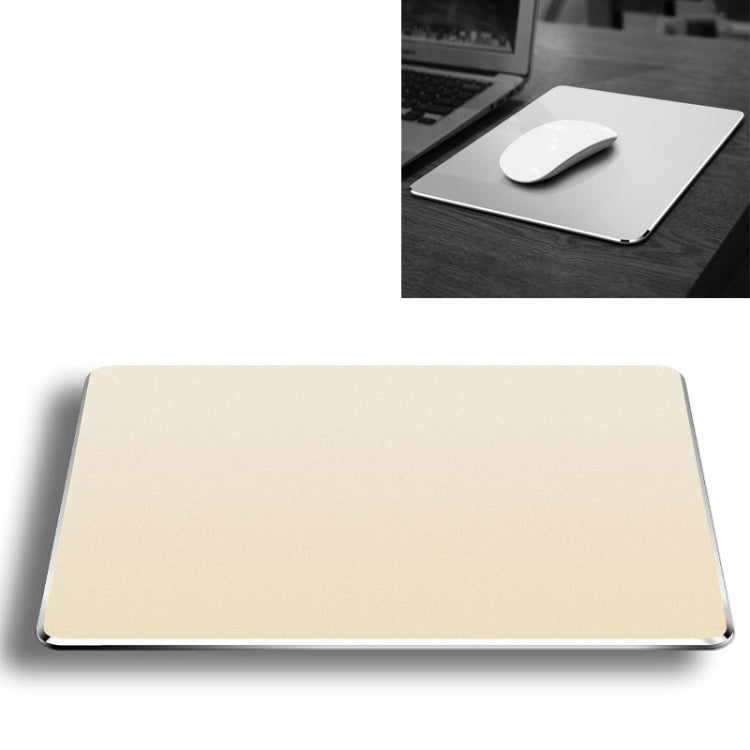 Tappetino per mouse da scrivania antiscivolo su entrambi i lati in lega di alluminio, dimensioni: L, Size : L