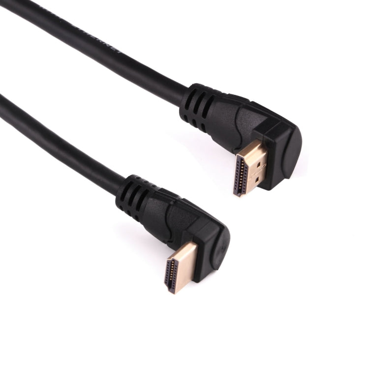 Cavo HDMI maschio ad angolo retto da 90 gradi ad alta velocità 4K * 2K HDMI 2.0 da 1,8 m a cavo HDMI maschio ad angolo retto da 90 gradi con Ethernet, 90 Degree HDMI to 90 Degree HDMI