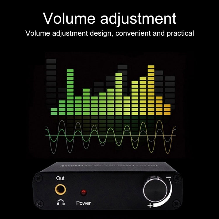 Convertitore DAC 192KHz HD HIFI ottico a RCA + cuffie da 3,5 mm Convertitore audio digitale a 5.1 canali con controllo del volume, 192KHz DAC
