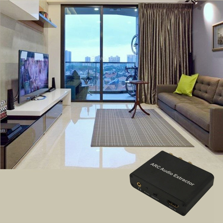 Estrattore audio ARC da 192 KHz HDMI ARC a SPDIF + coassiale + convertitore L/R Adattatore canale di ritorno audio, 192KHz ARC