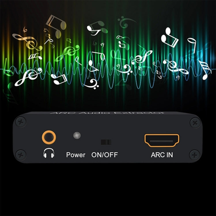 Estrattore audio ARC da 192 KHz HDMI ARC a SPDIF + coassiale + convertitore L/R Adattatore canale di ritorno audio, 192KHz ARC
