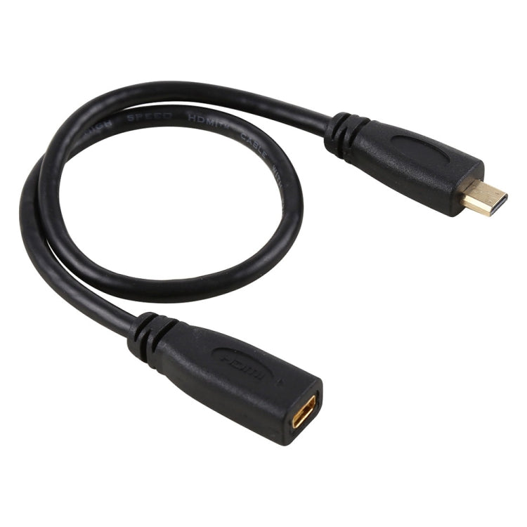 Cavo adattatore connettore micro HDMI femmina-maschio placcato oro da 30 cm 1080P