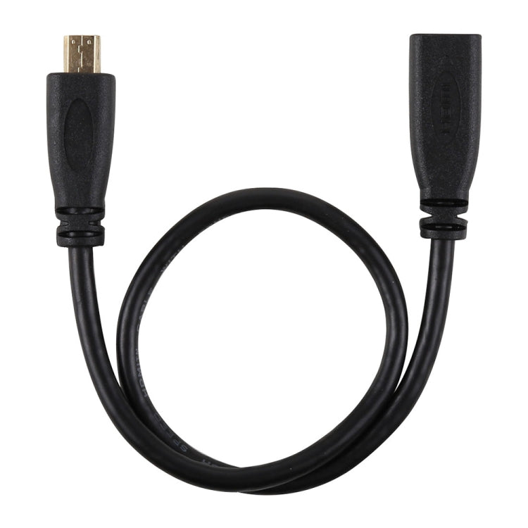 Cavo adattatore connettore micro HDMI femmina-maschio placcato oro da 30 cm 1080P