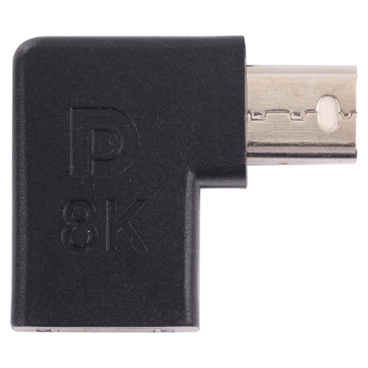 Adattatore a gomito Mini DisplayPort da femmina a maschio 8K, Mini DP Female to Male