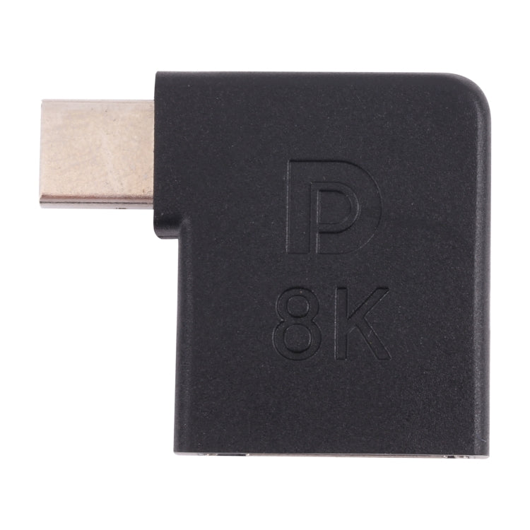 Adattatore a gomito Mini DisplayPort maschio a DisplayPort femmina 8K, Mini DP Male to DP Female Elbow