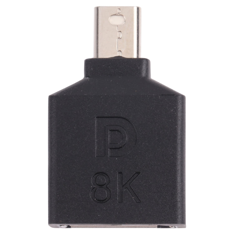 Adattatore dritto da Mini DisplayPort maschio a DisplayPort femmina 8K, Mini DP Male to DP Female Straight