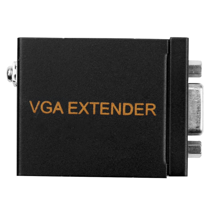 Trasmettitore extender segnale VGA a RJ45 + cavo Ethernet convertitore ricevitore, distanza di trasmissione: 60 m, Transmission Distance: 60m