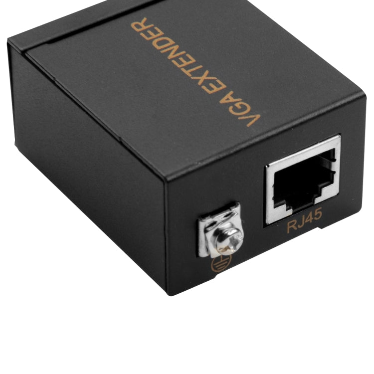 Trasmettitore extender segnale VGA a RJ45 + cavo Ethernet convertitore ricevitore, distanza di trasmissione: 60 m, Transmission Distance: 60m