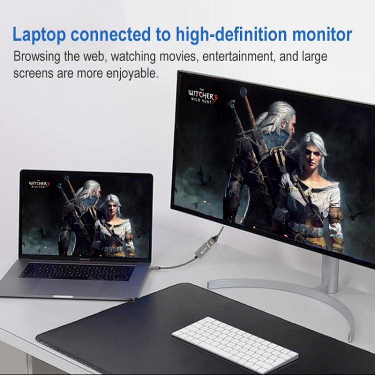 Cavo adattatore USB-C/Type-C maschio a HDMI femmina 4K 60Hz, Type-C Male to HDMI Female