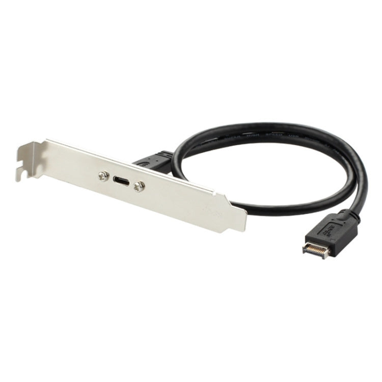Cavo con deflettore posteriore da USB 3.1 tipo E a USB-C / tipo C
