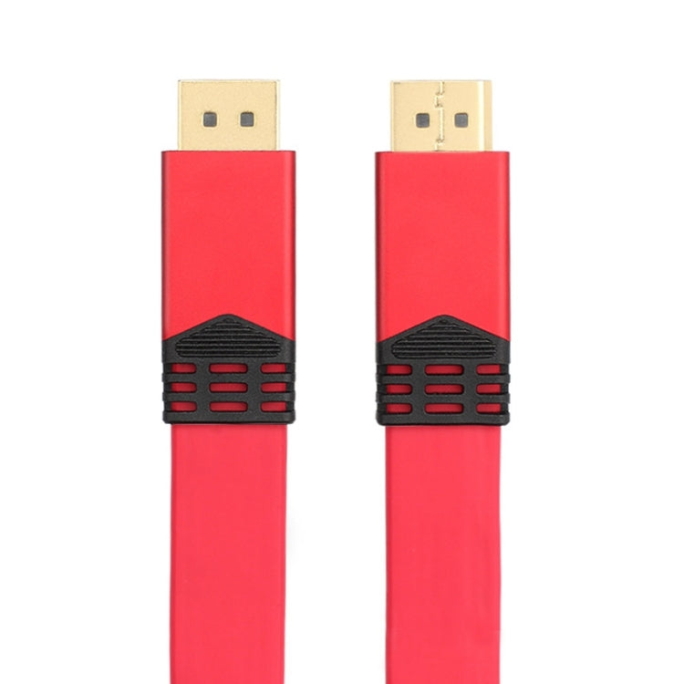Cavo adattatore piatto con guscio in alluminio da DisplayPort 1.2 maschio a DisplayPort 1.2 maschio 4K 60 Hz, lunghezza cavo: 2 m, 2m