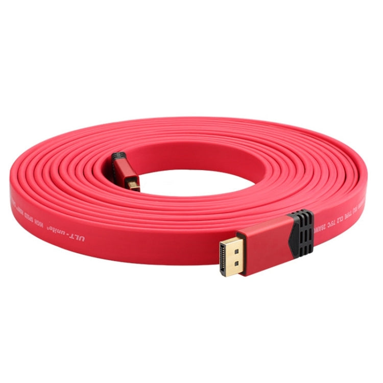 Cavo adattatore piatto con guscio in alluminio da DisplayPort 1.2 maschio a DisplayPort 1.2 maschio 4K 60 Hz, lunghezza cavo: 2 m, 2m