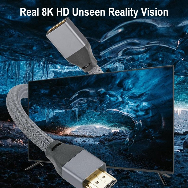 Cavo HDMI 8K 60Hz maschio-femmina che supporta video 3D, lunghezza cavo: 2 m, 2m