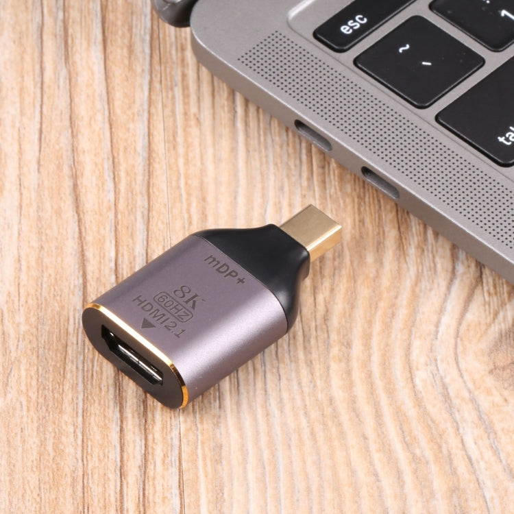 Adattatore HDMI 2.1 femmina a Mini DP maschio 8K 60Hz, Mini DP Male