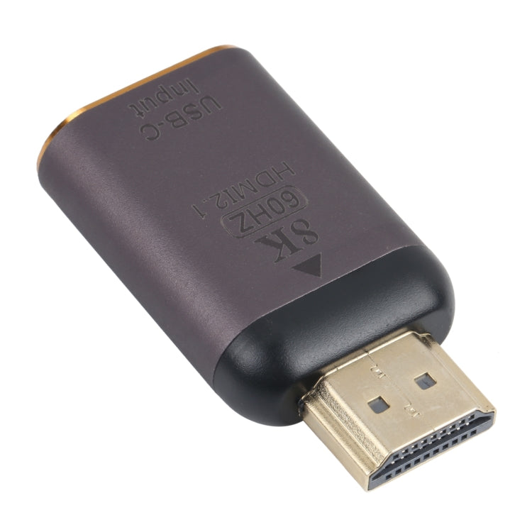 Adattatore USB-C/Type-C femmina a HDMI maschio 8K 60Hz, Type-C Female to HDMI Male
