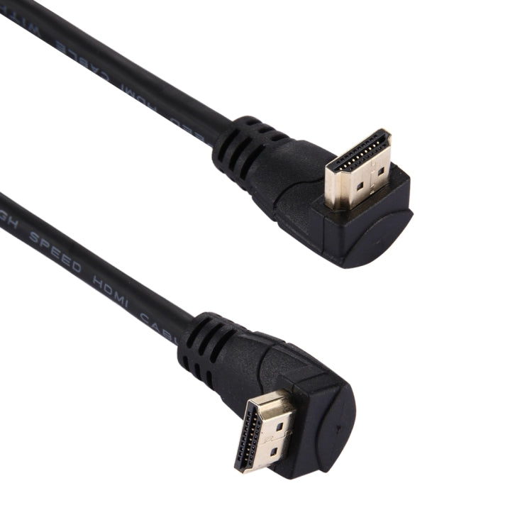 Cavo HDMI maschio ad angolo retto da 270 gradi ad alta velocità 4K x 2K HDMI 2.0 da 60 cm a cavo HDMI maschio ad angolo retto da 270 gradi con Ethernet, Right Angle, Length: 60cm