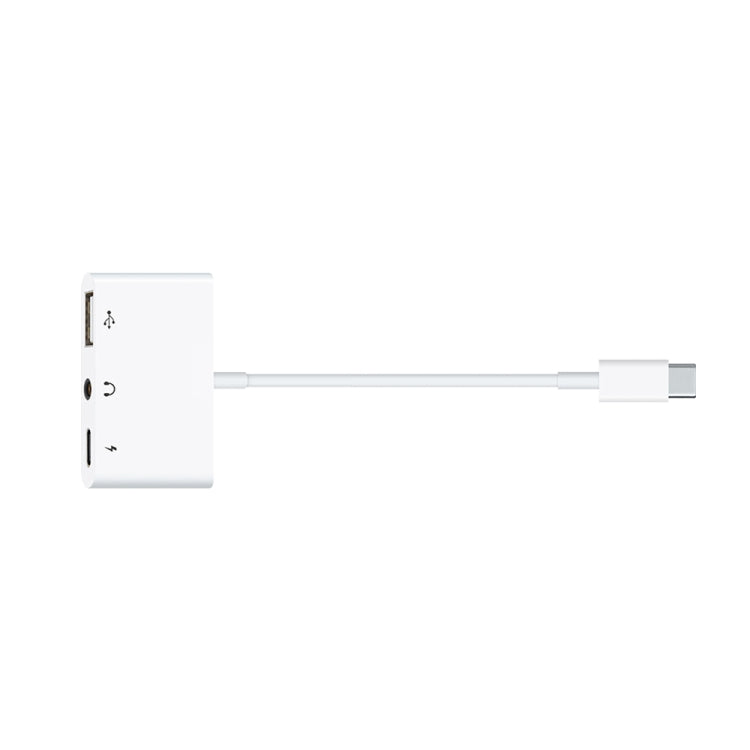 Adattatore 3 in 1 da USB-C/Tipo-C maschio a Tipo-C + USB + OTG femmina da 3,5 mm, 3 in 1 OTG Adapter