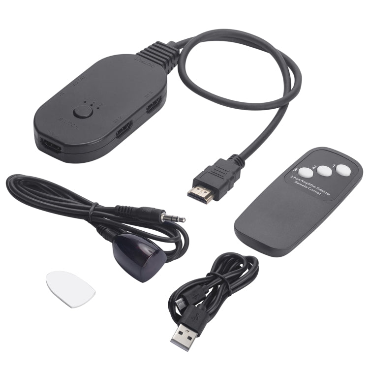 Switch video OZQ2-3 4K HDMI 2.0 3 ingressi 1 uscita, OZQ2-3
