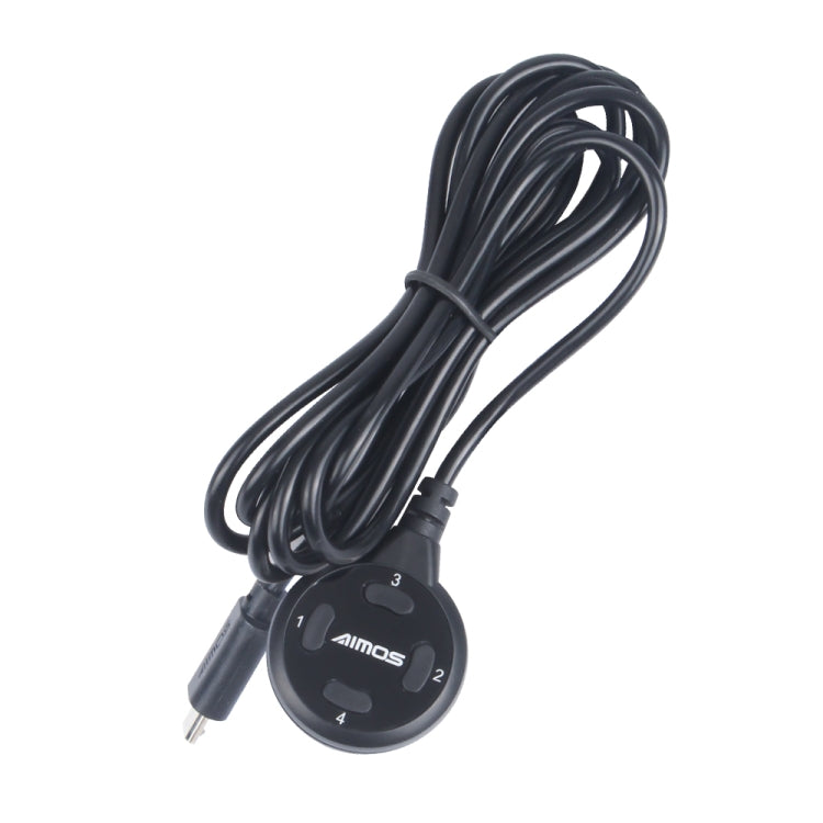Dispositivo di condivisione switcher AIMOS AM-SH4 Prolunga cavo di prolunga a 4 pulsanti, AM-SH4