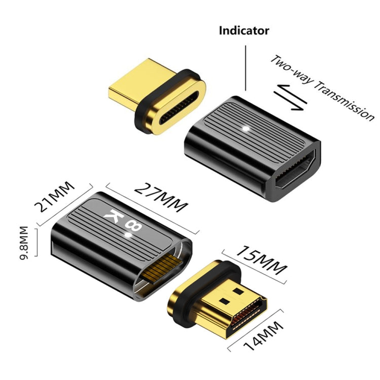 Adattatore HDMI femmina a DP maschio 8K 60Hz