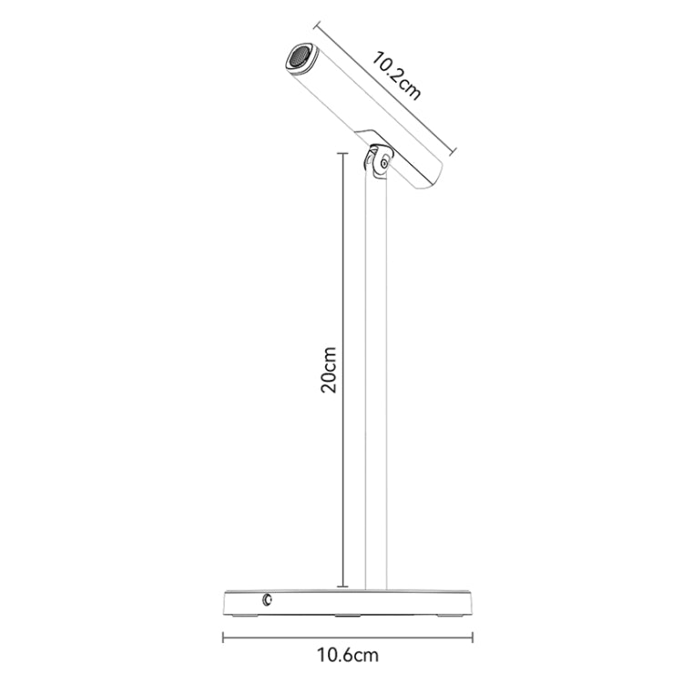 Microfono USB con cancellazione del rumore da tavolo omnidirezionale YESIDO KR18 a 360 gradi, KR18