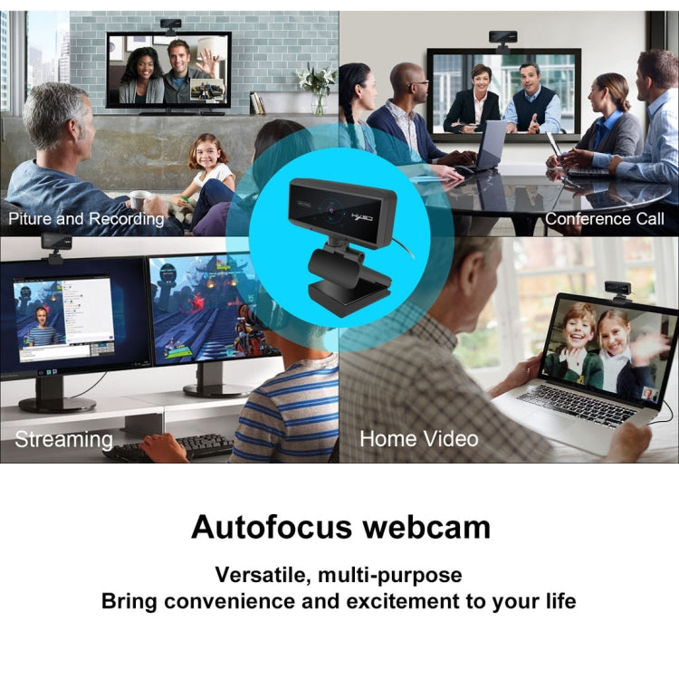 Webcam video con messa a fuoco automatica HD 1080P da 5,0 megapixel