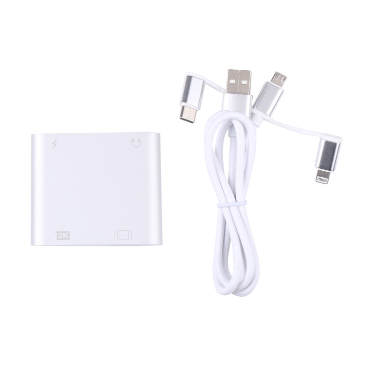 L'adattatore docking station per HDTV digitale 3 in 1 7585D supporta HDMI VGA AUX e ricarica