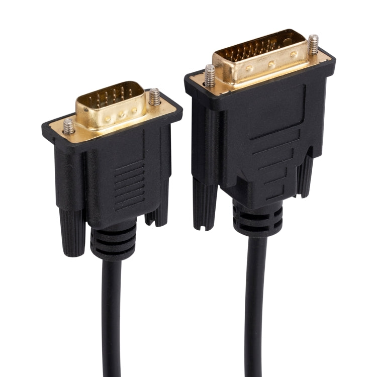 Cavo adattatore DVI a VGA Cavo monitor scheda grafica computer, lunghezza: 2 m, 2m
