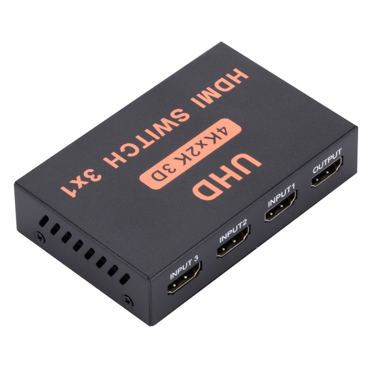 Switch HDMI Switch video HD 3 in 1 uscita 4Kx2K, con telecomando, 3 into 1 out, with Remote Control