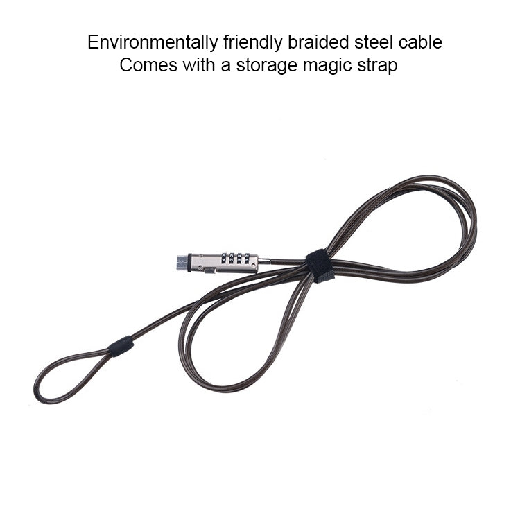 Blocco di sicurezza per laptop con interfaccia USB universale, USB Interface