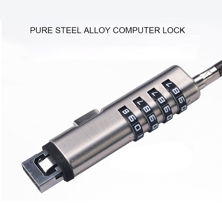 Blocco di sicurezza per laptop con interfaccia USB universale, USB Interface