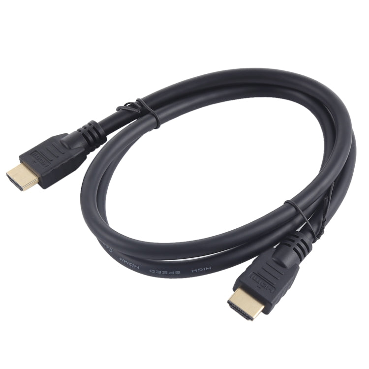 Cavo HDMI 2.0 Super Speed Full HD 4K x 2K 30AWG con Ethernet Cavo audio/video digitale avanzato TV collegata al computer 19+1 Versione in rame stagnato, Lunghezza: 1m, Length: 1m